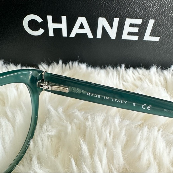 Authentic Green CHANEL Eyeglasses 3256 c.1269 - Picture 3 of 7